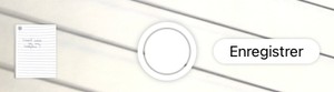 capture d'écran de la l'enregistrement de la numérisation dans Notes sur IOS 